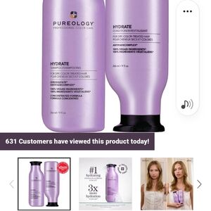 Pureology Hydrate Shampoo and Conditioner - Lavender